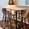 Residence - Modern Bar Dining Area | Product Seen: [Eunice Barchair – SH750 & Customised Terrazzo Top + Anderson Bar Leg]